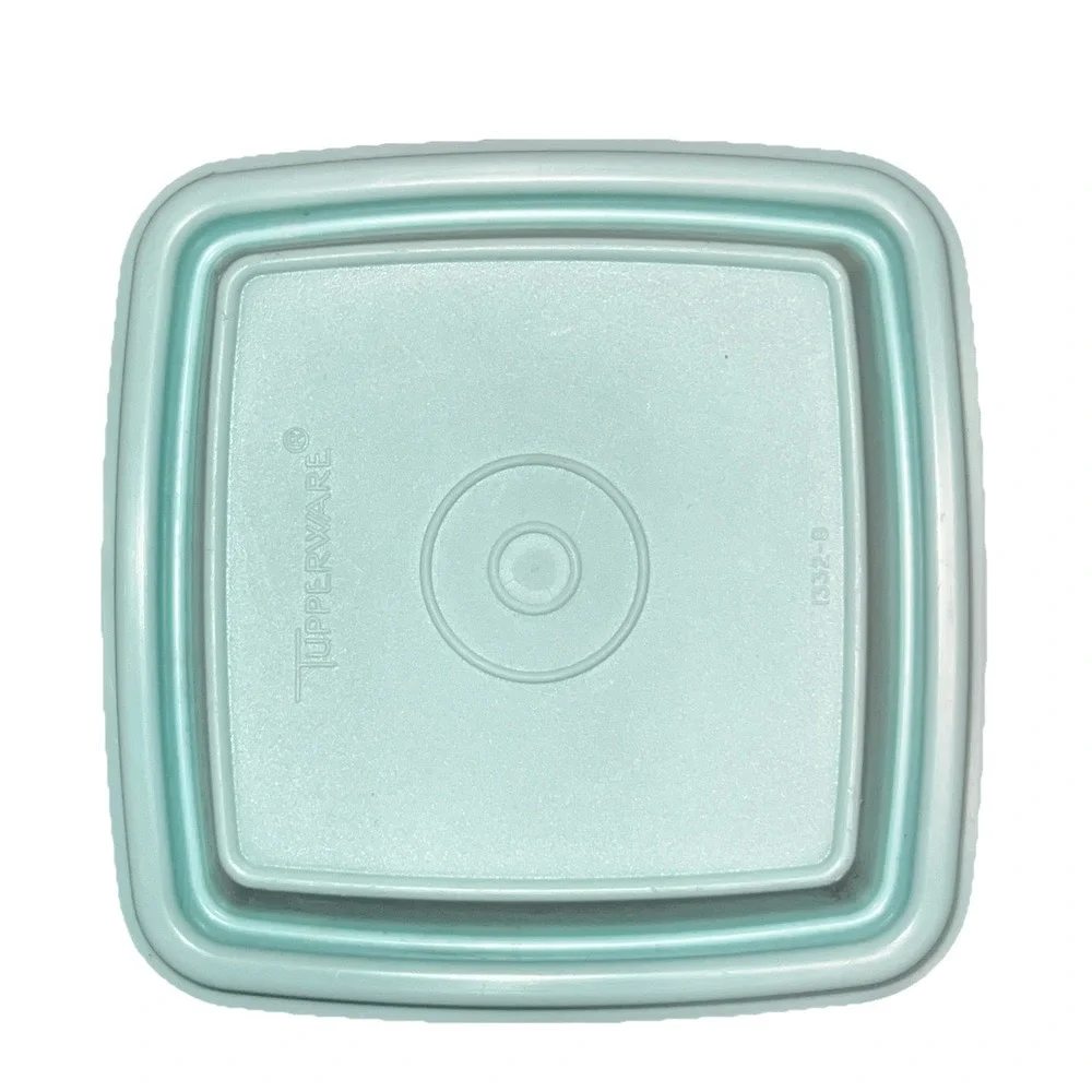 Vtg Tupperware Pick-A-Deli Pickle Keeper Large 8 Cup Country Blue #1330 w/Insert